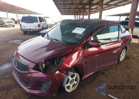 2020 Mitsubishi Mirage G4 Es из США, поврежденный, VIN ML32F3FJ3LHF03316